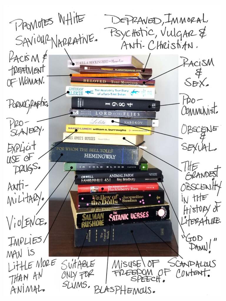 Karyn Mannix, artist and curator of The Banned Book Project. Photo courtesy of Karyn Mannix