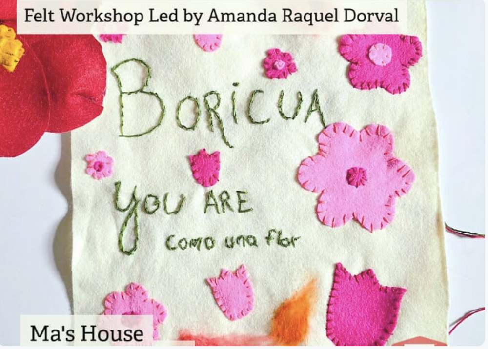 Workshop Flower Power Lucha y luto con flores at Ma's House