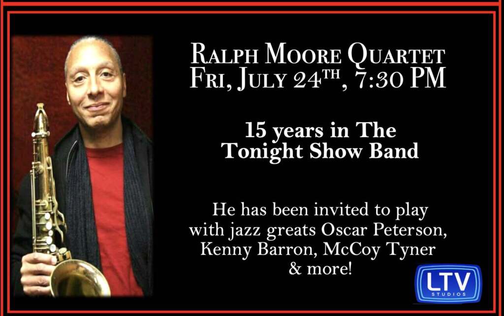 The Ralph Moore Quartet @ LTV Studios JazzFest