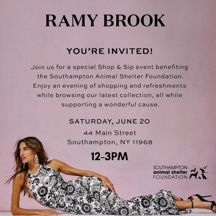 Shop & Sip at Ramy Brook!