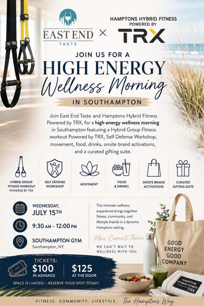 Self Defense and TRX Workshop with Hamptons Hybrid Fitness x East End Taste