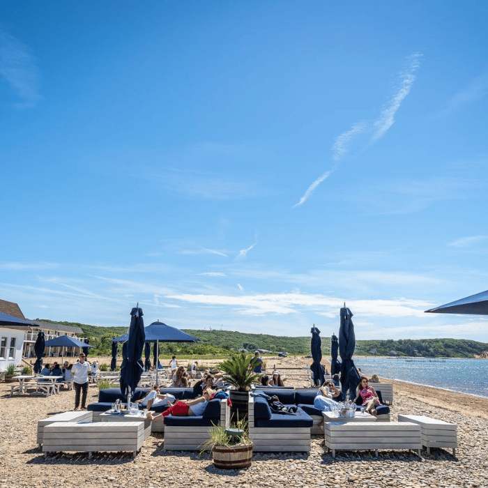 Beach Daybed and Lounge Corner Reservations at Navy Beach