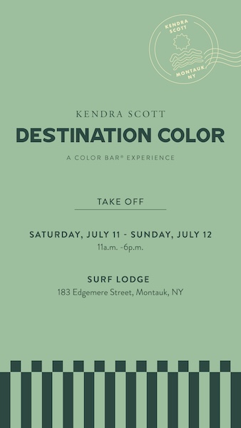 Kendra Scott Destination Color Pop-Up