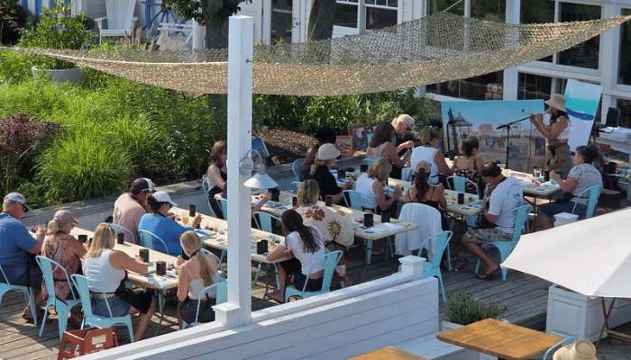 Gosman's Dock Invites Guests to "Paint & Sip in Montauk," A Creative Waterfront Experience